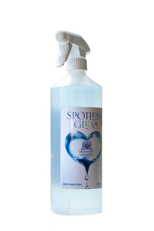 transparent Spotless Gleam WCT portrait shot window clean